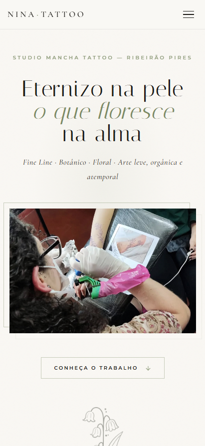 Dias Tattoo — versão mobile